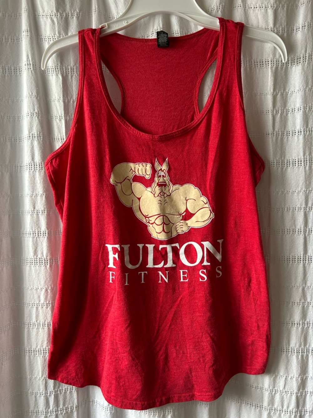 Anvil Vintage Women’s Red Racerback Tank Great Dane